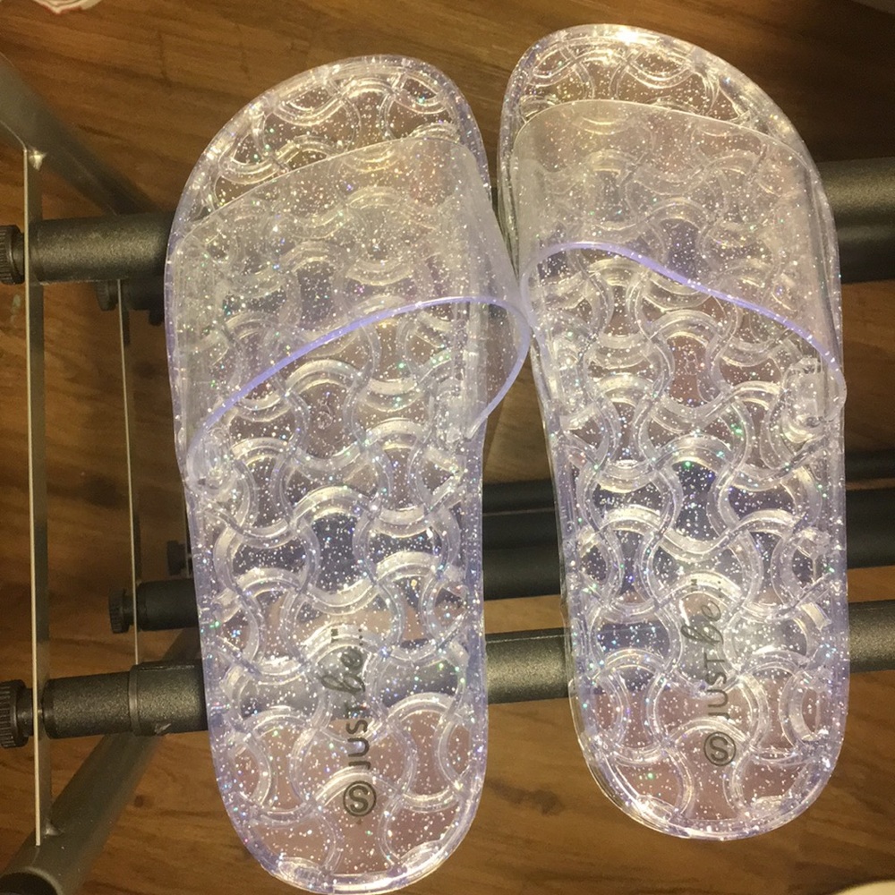 Girls glitter sandals